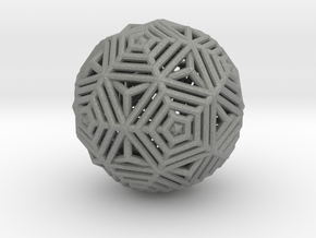 Dodecahedron to Icosahedron Transition in Gray PA12