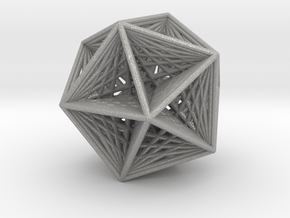 Icosahedron collapsing axis in Aluminum