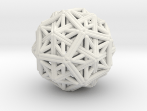 Hedron star Family Version 1 in White Natural Versatile Plastic