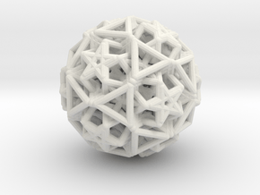 Hedron star Family Version 2 in White Natural Versatile Plastic