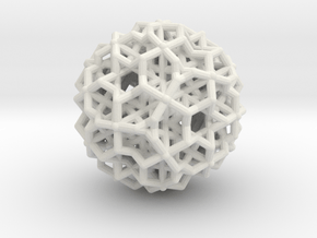 Hedron star Family Version 3 in White Natural Versatile Plastic