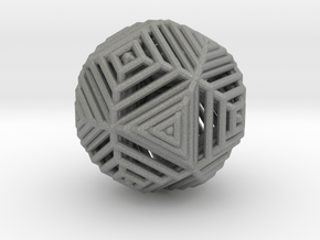 Cube to octahedron transition Version 2 in Gray PA12