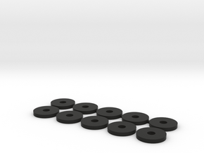 047003-01 Hotshot B6 Disc Spacers in Black Natural Versatile Plastic
