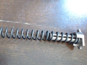 AEP pistol spring guide - for strong springs in Polished Bronzed-Silver Steel
