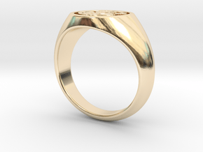 Anello INTER in 14K Yellow Gold
