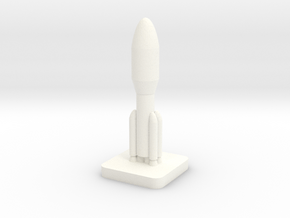 Mini Space Program, Atlas 5 rocket in White Processed Versatile Plastic