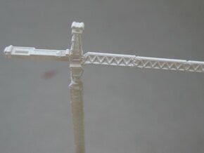 Liebherr 200EC Tower Crane (1:1250) in Smooth Fine Detail Plastic