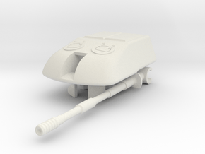 1/100 SU-10M Turret in White Natural Versatile Plastic