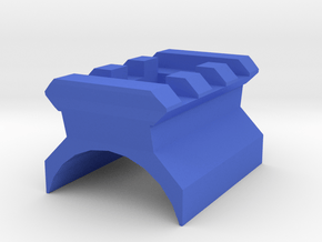 AK Top Cover Picatinny Rail (3 Slots) in Blue Processed Versatile Plastic