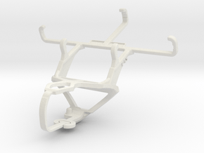 Controller mount for PS3 & Samsung Z2 - Front in White Natural Versatile Plastic