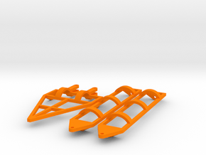 1/64 (S scale) 60 ft land roller frame in Orange Processed Versatile Plastic