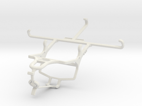 Controller mount for PS4 & Allview P9 Energy - Fro in White Natural Versatile Plastic
