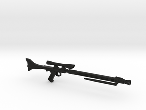 DC-15x Sniper Rifle in Black Natural Versatile Plastic