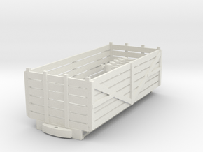 Peat Wagon in White Natural Versatile Plastic: 1:35