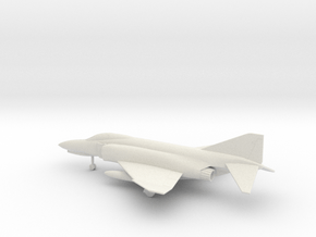 McDonnell Douglas F-4E Phantom II in White Natural Versatile Plastic: 1:160 - N