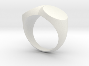 double ring/ two faced in White Natural Versatile Plastic: 4.5 / 47.75