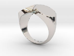 double ring/ two faced in Platinum: 4.5 / 47.75