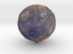 Mercury, Enhanced Color /12" Earth globe addon in Natural Full Color Sandstone
