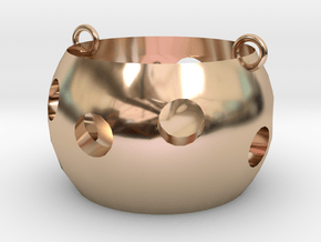 Cute grotesque in 14k Rose Gold