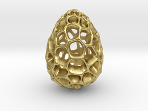 Lava Dragon Egg  in Natural Brass