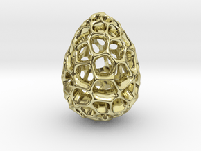 Lava Dragon Egg  in 18k Gold Plated Brass