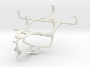 Controller mount for PS4 & Nokia 150 - Front in White Natural Versatile Plastic