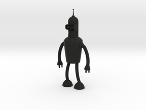 Futurama Bender Figure in Black Premium Versatile Plastic: Small