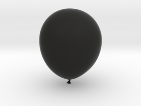 Balloon! in Black Premium Versatile Plastic: Small