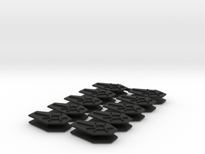 SciFi Ankh 30mm #3 in Black Premium Versatile Plastic