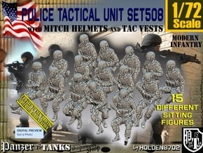 1/72 Mod-Unif Vest+Mitch Set508 in Smooth Fine Detail Plastic