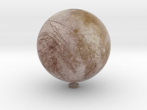 Europa /12" Earth globe addon in Natural Full Color Sandstone