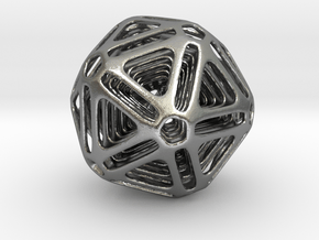 Nested Icosahedron in Natural Silver