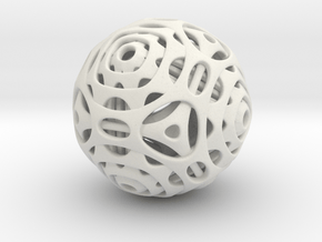 Cube to Octahedron Transition in White Natural Versatile Plastic