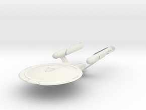 Federation Eaves class Cruiser in White Natural Versatile Plastic