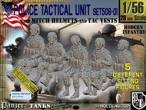 1/56 Mod-Unif Vest+Mitch Set 508-01 in Tan Fine Detail Plastic