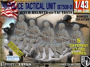1/43 Mod-Unif Vest+Mitch Set 508-01 in Tan Fine Detail Plastic