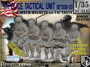 1/35 Mod-Unif Vest+Mitch Set 508-03 in Tan Fine Detail Plastic
