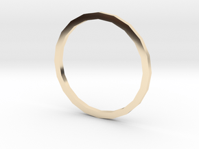 Simplicity  in 14k Gold Plated Brass: Small