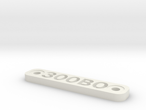 Caliber Marker - MLOK - 300BO in White Natural Versatile Plastic