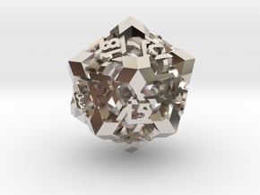 Intangle d20 in Platinum