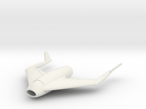 (1:144) DVL Jet Fighter in White Natural Versatile Plastic