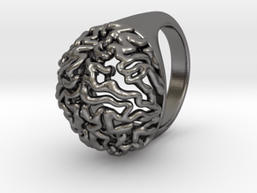 Brain Ring in Polished Nickel Steel: 8.25 / 57.125