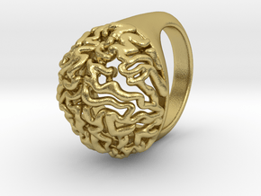 Brain Ring in Natural Brass: 8.25 / 57.125