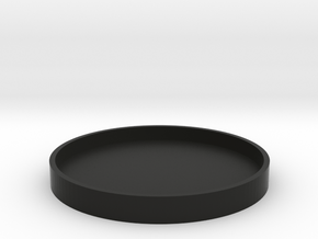 Okito Box Lid - Australia 50 Cent (Round) in Black Natural Versatile Plastic