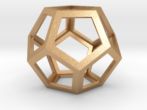 Dodecahedron in Natural Bronze