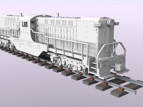 Baldwin DT6-6-2000 Center Cab N Scale 1:160 in Smooth Fine Detail Plastic