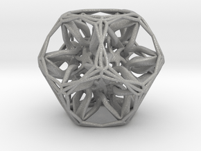 Organic Dodecahedron star nest in Aluminum