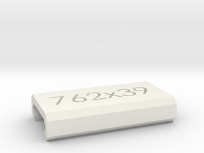 Caliber Marker - Picatinny - 762x39 in White Natural Versatile Plastic