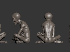 Digital-25cm ET alien sculpture in Sexy 3d printing 239-25cm.stl