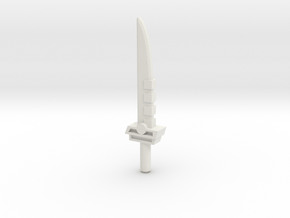 POTP Slash sword in White Natural Versatile Plastic